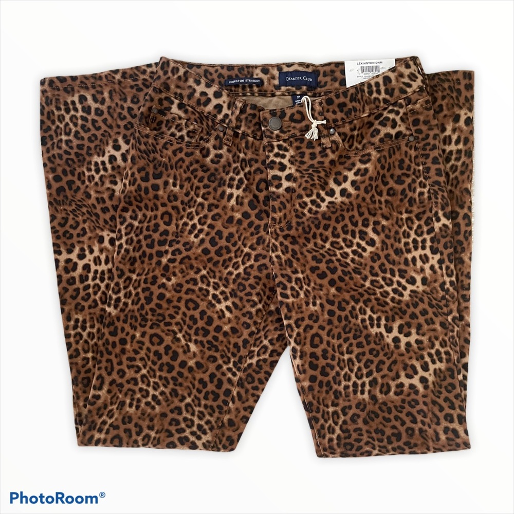 Lexington Denim Pant (cheetah print)